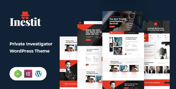 Inestit – Private Investigator WordPress Theme
