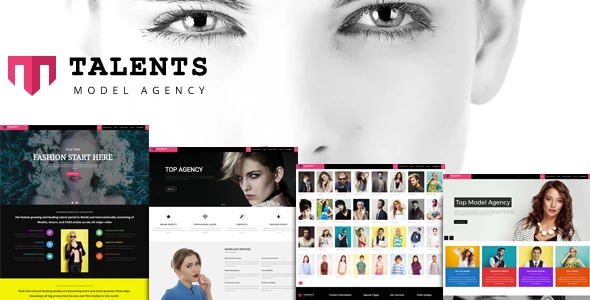 Talents – Model Agency WordPress CMS Theme